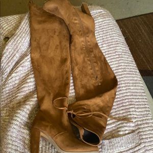 Top Moda Brown Suede Womens